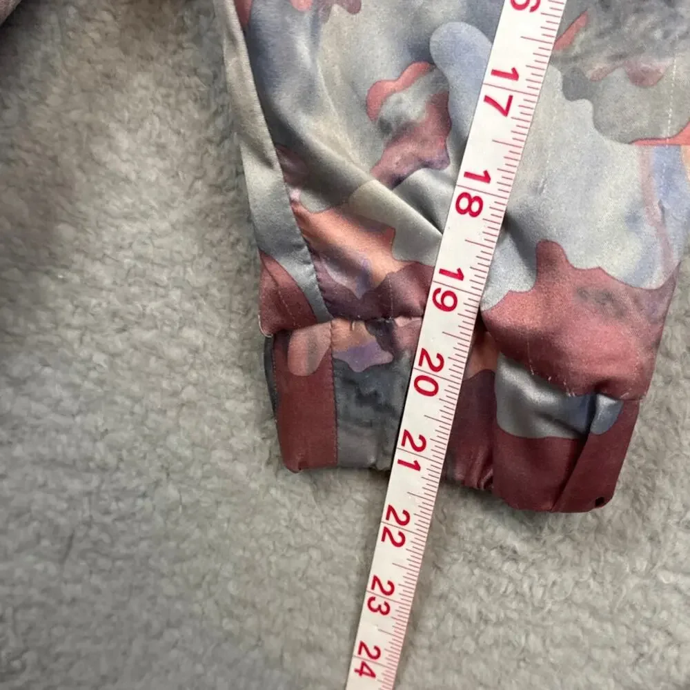 Adidas Originals Floral Abstract Anorak Windbreaker Pullover Jacket Trefoil SZ M